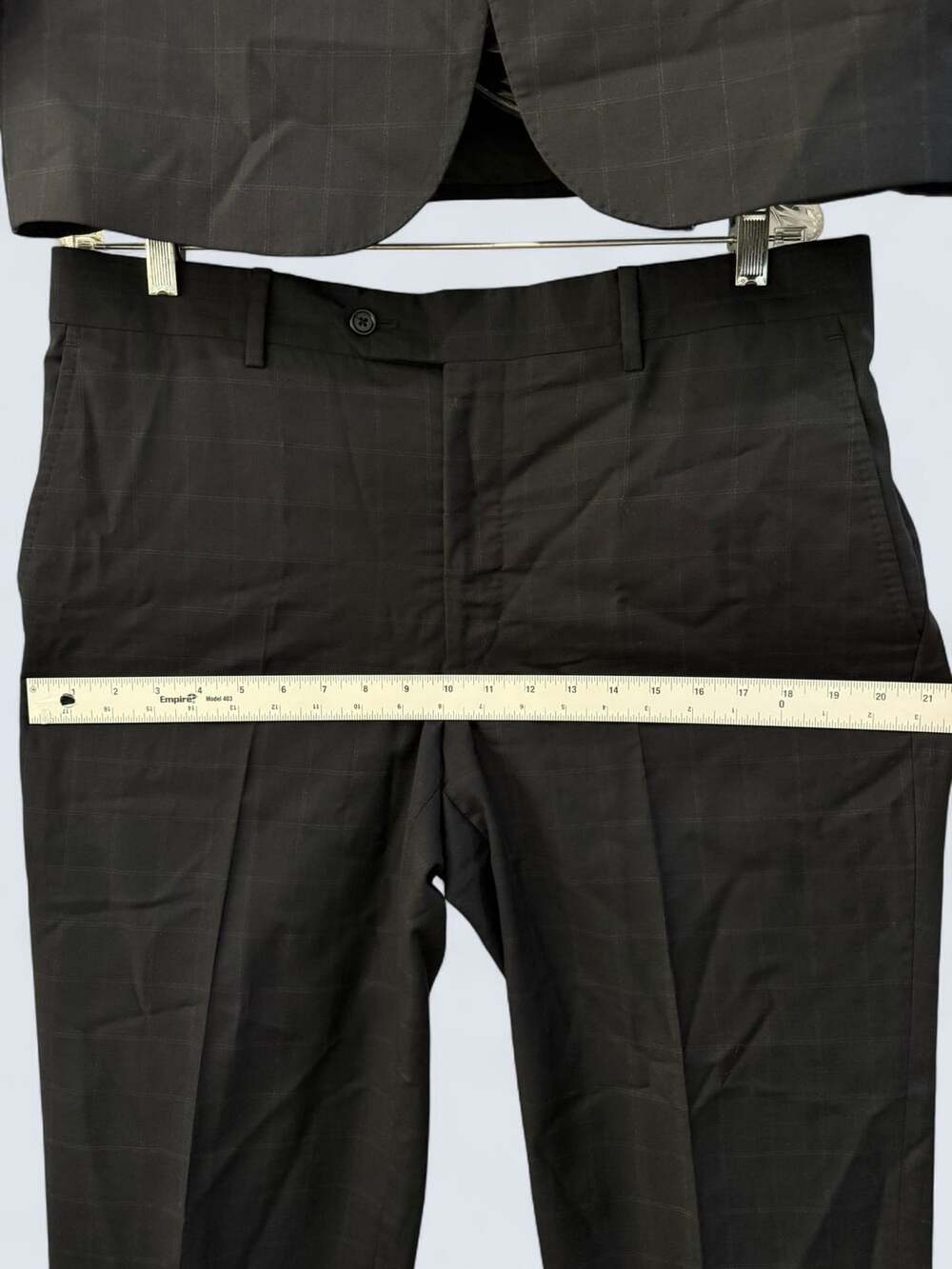 ERMENEGILDO ZEGNA Cloth Saks Fifth Avenue Suit 42R Wool Traveller Made in Italy - Picture 16 of 16